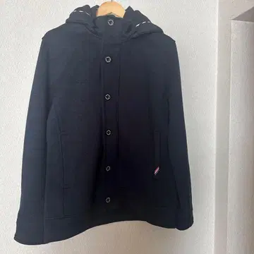 BEAMS HEART 후드 부착 자켓 L 네이비