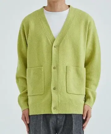 TTT_MSW / standard cardigan 가디건 그린