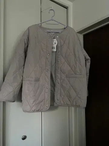 퀼팅 자켓 탈부착 가능 보아 후드 부착 택 포함