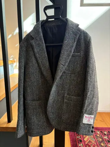 할인 Harris Tweed 헤링본 자켓 해리스 트위드 테일러드