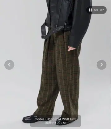 muhet 척 팬츠 그린