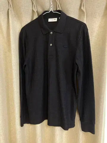 LACOSTE 슬림핏 피케 셔츠 US XS 다크 그레이