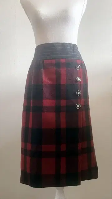 [ 핸드메이드 ] 울 스커트 [ 1회 착용 ]