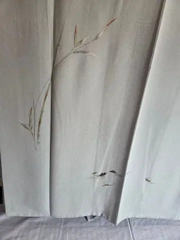 츠케사게, 크레이프 원단, 자수, 실버 그레이, 하카마츠키,