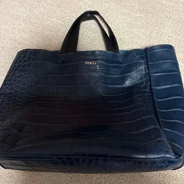 FURLA 네이비 토트백