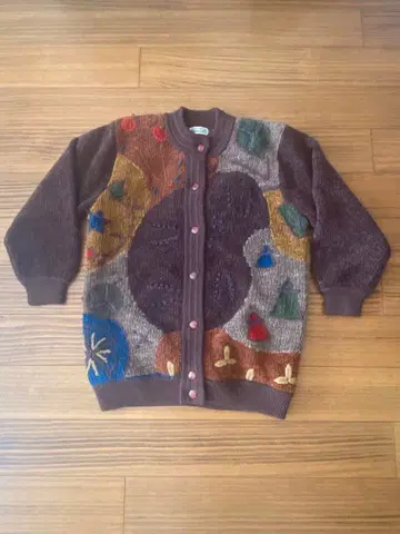 Jaldan Collection 자수 니트 가디건 80s~