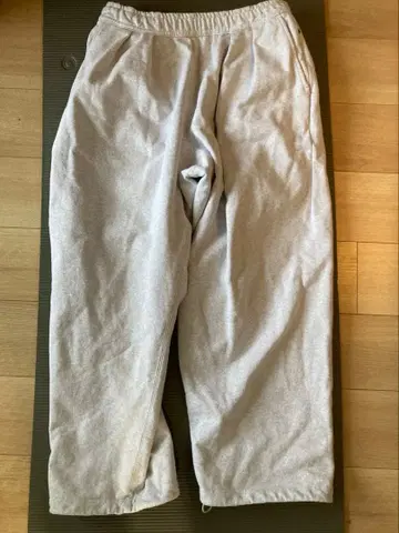 BEAMS 벌룬 스웨트 팬츠 M 애쉬 그레이