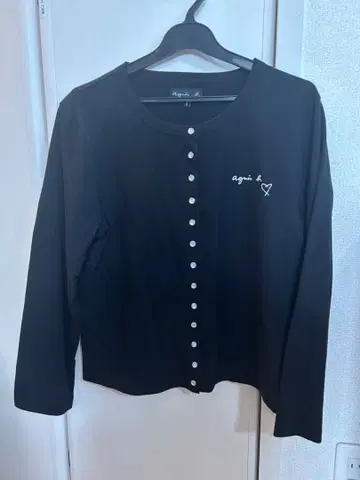 [ 새상품급 ] agnis b. 블랙 가디건
