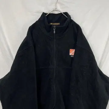 00s y2k the home depot 자수 기업계 플리스 자켓