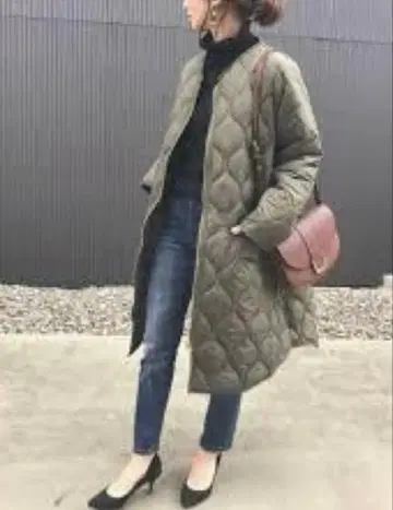 엠마 테일러 퀼팅 자켓 2way 라이너 포함 34