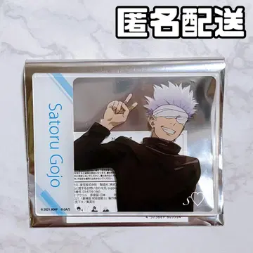 타워 레코드 주술회전 0 POP UP SHOP 아크릴 카드 고죠 사토루