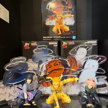 NARUTO 20주년 기념 피규어 세트 새로운 삼닌자