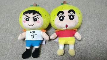 유즈 신짱 봉제 인형 세트