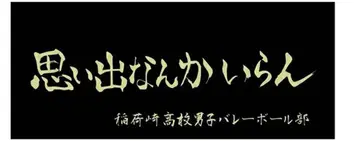 추억 따윈 필요 없어 타월 이나리자키 고교 하이큐!! 10주년