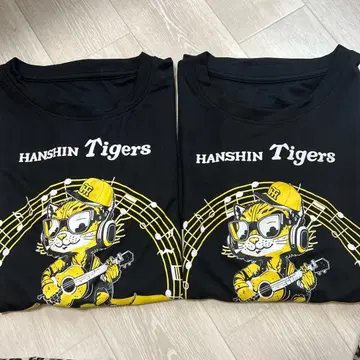 2장 세트 한신 타이거즈 트라페스 티셔츠