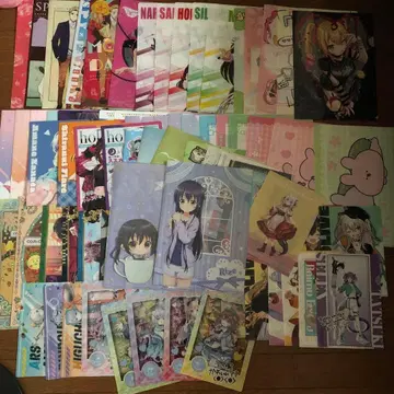 캐릭터 클리어 파일 미니 파일 세트 70장 이상