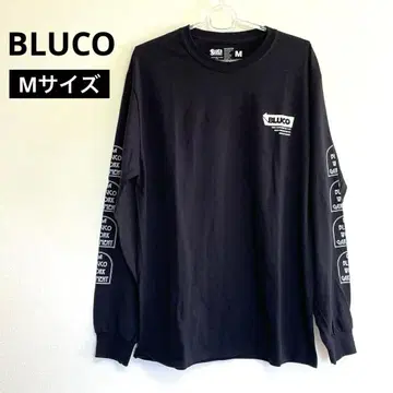 BLUCO 부루코 검정 블랙 긴팔 롱 슬리브 롱티 M 사이즈