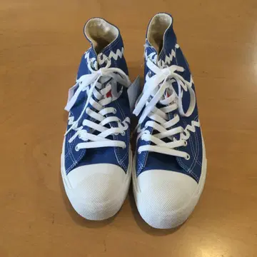 Champion 하이컷 스니커즈 (블루) 25.5cm [미사용 새상품급]