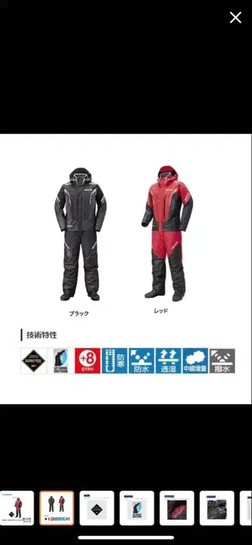 NEXUS GORE-TEX 낚시 수트 블랙