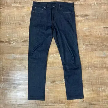 유니클로 UNIQLO 슬림핏 청바지 셀비지 34
