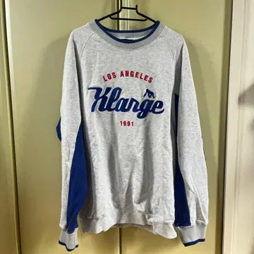 XLARGE 그레이 네이비 트레이닝복 L