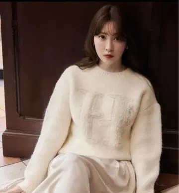 Herlipto H 보아 로고 니트 풀오버