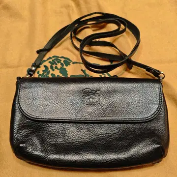 일비종떼 지갑 미니백 숄더백 블랙 로고 가죽