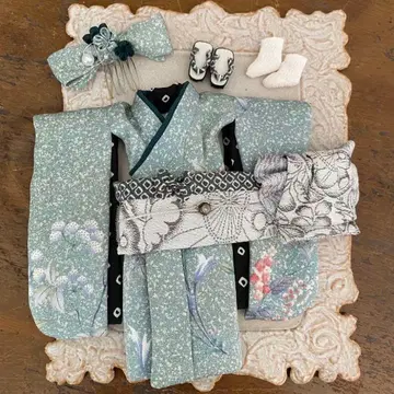 브라이스 아이시돌 아웃핏 일본 의류 기모노 일본 나막신 헤드 액세서리