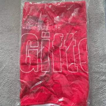 BE:FIRST Gifted 기프티드 타월 빨간색