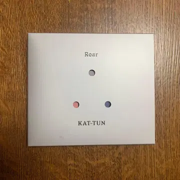 KAT-TUN Roar FC 회원 한정판 CD+DVD 2장 세트