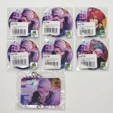 테크유니 테크노로이드 보라 키오 로지 캔 배지 하프 기념일