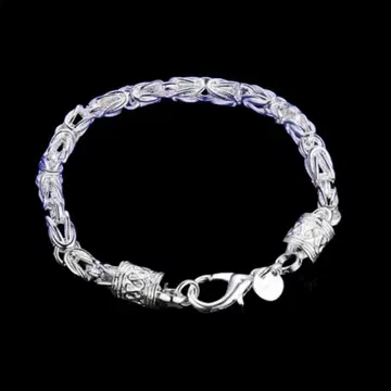 [ N005 ] 팔찌 남성용 여성용 실버 액세서리 체인