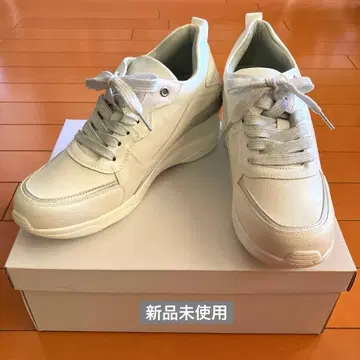 미사용 새상품 파세아슈테 통굽 경량 레이스업 스니커즈 23.5cm