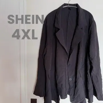 SHEIN [ 4XL ] 테일러드 자켓 블랙 자켓