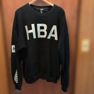 Hood By Air 블랙 맨투맨 HBA