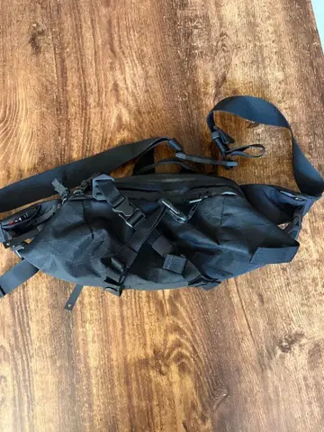 X-Pac Cordura 블랙 바디백