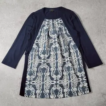 [ 새상품급 ] DAKS 닥스 페이즐리 절개 튜닉 상의 38