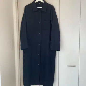 MUJI Labo 울 혼방 롱 코트 XL