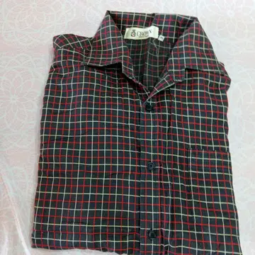 CROWN 체크 무늬 긴팔 셔츠 L 사이즈