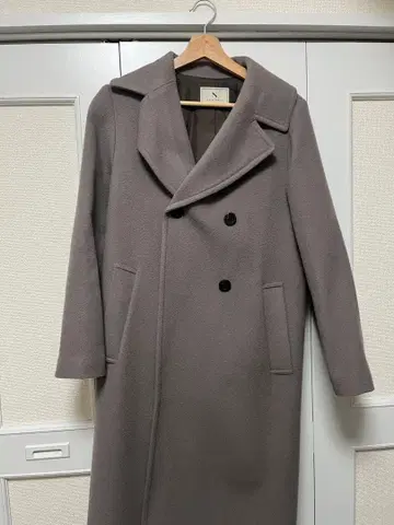 N. JAPAN FABRIC 롱 체스터 코트