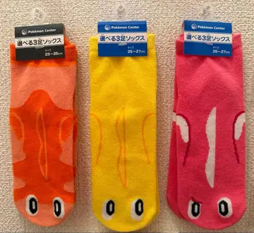 [미시] 샤리타츠 양말 삭스 포켓몬 센터 3종