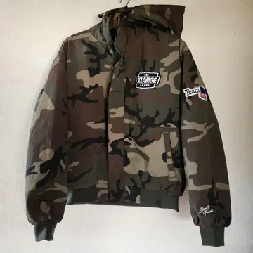 XLARGE 나일론 퍼퍼 자켓 카모 패턴 카모 무늬 M
