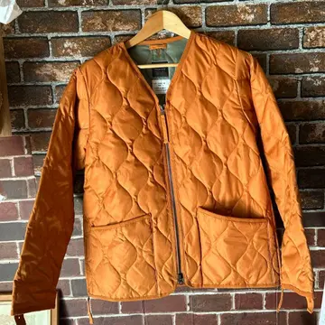 TAION V넥 다운 자켓 M 오렌지