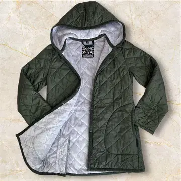 라벤햄 퀼팅 코트 36 보아 안감 카키