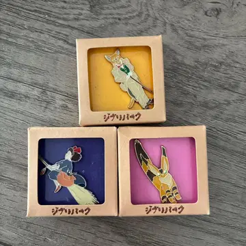 지브리 파크 한정판 핀 배지 키키 지지 바론 테토