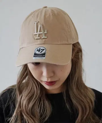 '47 CLEAN UP MLB 빅 로고 자수 조절형 캡