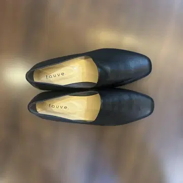 fauve 블랙 스퀘어토 펌프스