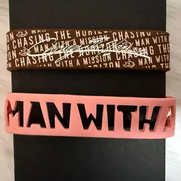 MAN WITH A MISSION 맨위즈 러버밴드 세트 3