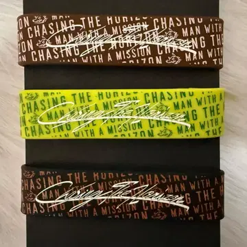 MAN WITH A MISSION 맨위즈 러버밴 세트 4