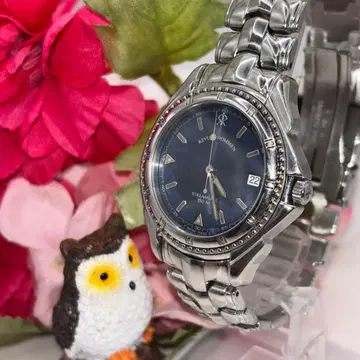 작동품 레뷰 토멘 스트림라인 블루 다이얼 남성용 손목시계